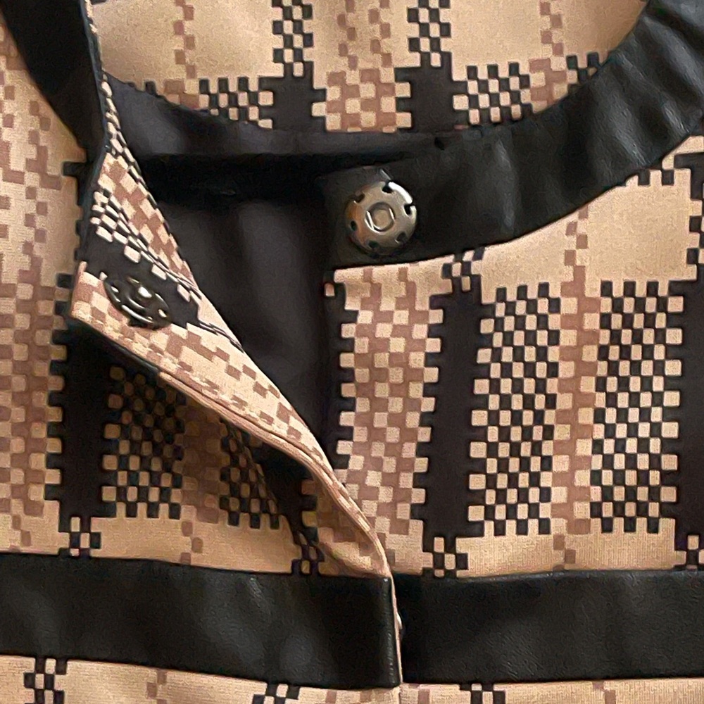 Brown Checkered Jacket - image 4